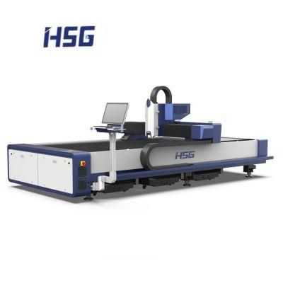 Short Delivery of Laser Cutting Machine for Plates and Sheet Metal Processing Machinery with Ipy Raycus Power Source 1500W-4000W
