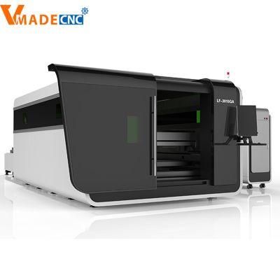 3000W Fiber Laser Cutter Machine Carbon Steel with Full Cover and Dual Table