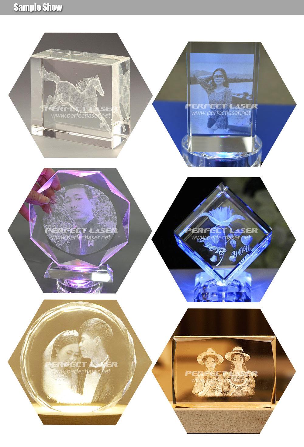 Faster Speed 3D Photo Crystal Laser Engraving Machine