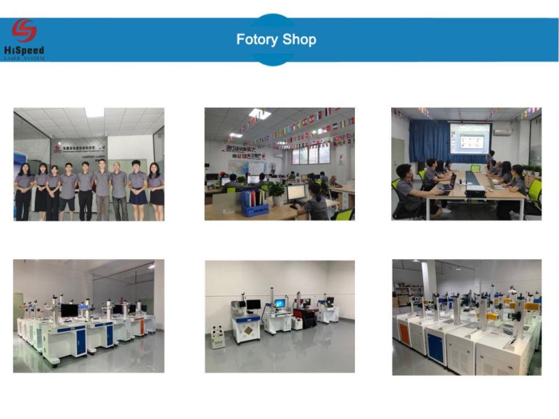 Hispeed Laser Engraving/Marking Machine with Raycus Power for Metal Seal/Plastic/Phone Case/HS Code