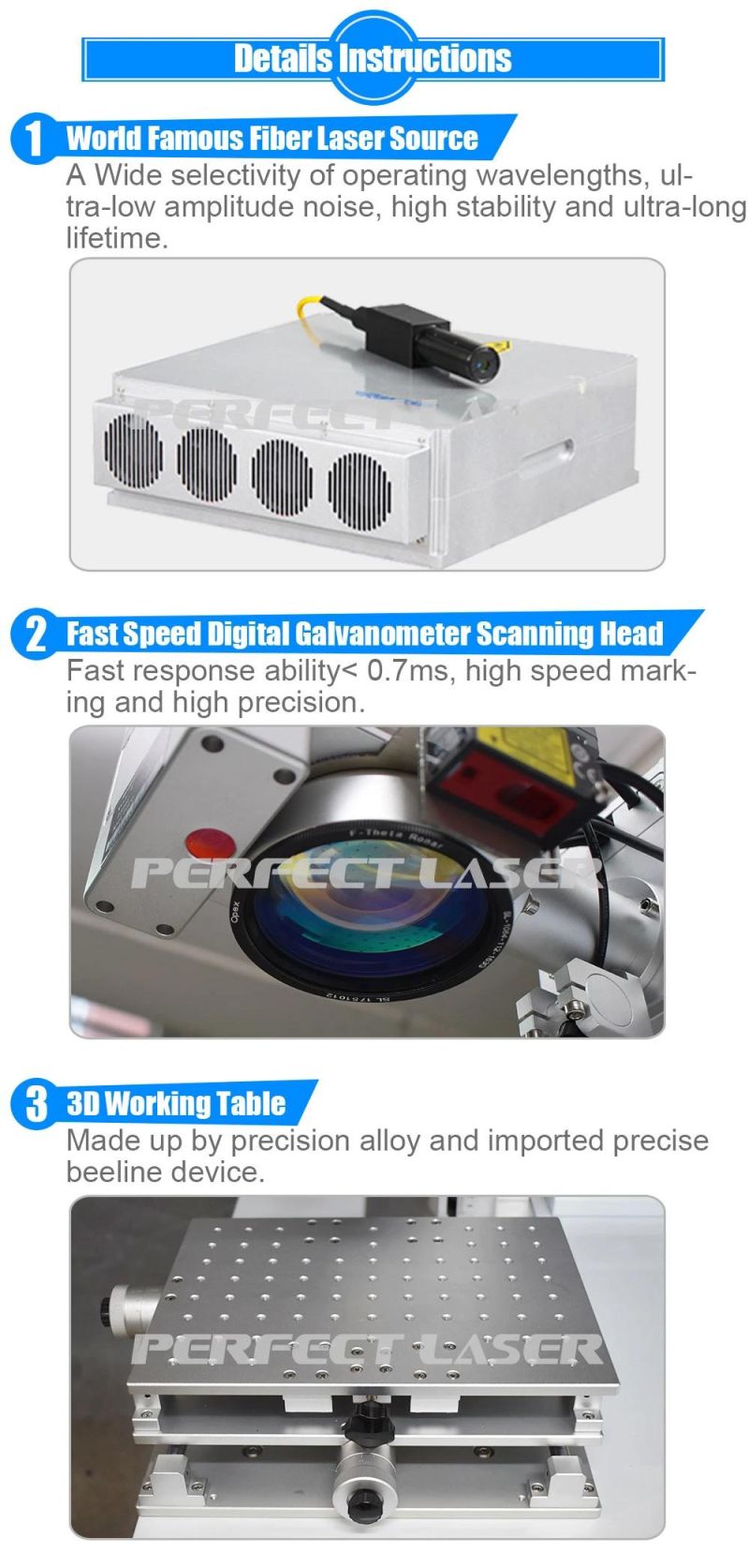 Metal Laser Date Number Printing Marking Machine with LED Light