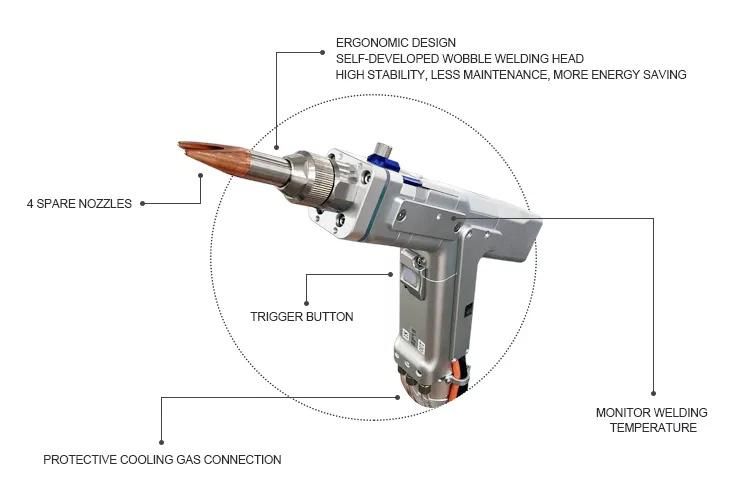 Portable 1000W Laser Welding Machine with Handheld Laser Gun
