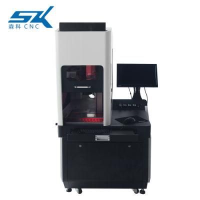Big Size Black Color Full Cover Hot Sale 20W 30W 50W Fiber Power with Senke Brand Metal Nonmetal Working Fiber Laser Marking Machines