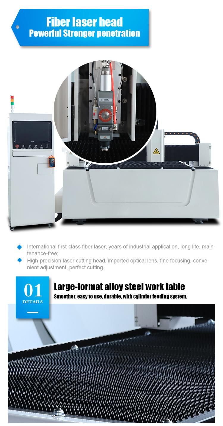 Bytcnc 1000W 1500W 2000W Stainless Steel Aluminum Cooper CNC Fiber Laser Cutting Machine for Carbon Steel Galvanized Sheet Metal Cutter Price