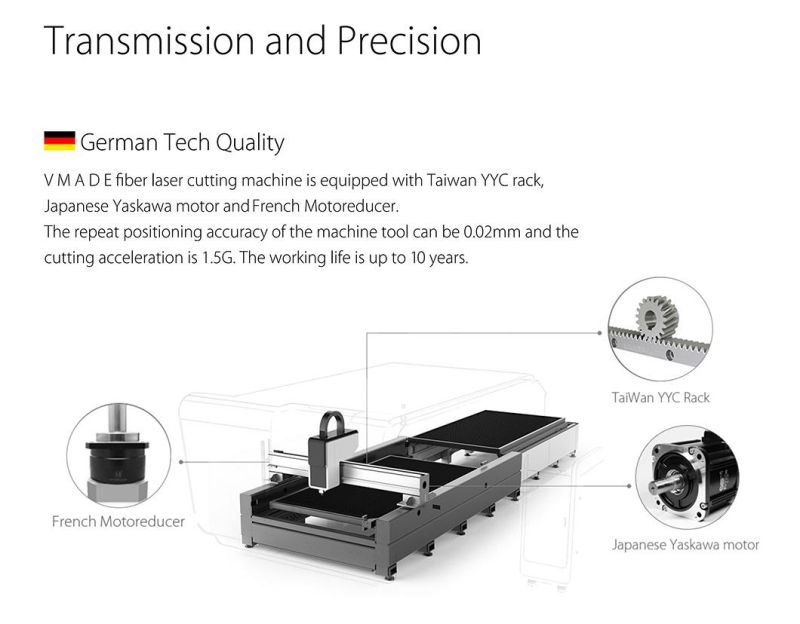 2560 Carbon Steel All Cover Fiber Laser Cutting Machine 4kw 6kw 8kw 12kw with 3 Years Warranty