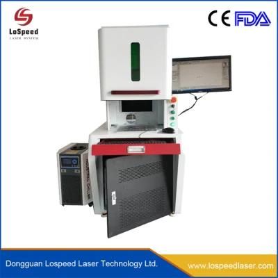 High Precision 3W 5W 8W 10W 15W Desktop UV Plastic Laser Marking Machine with a Safe Protection Cover