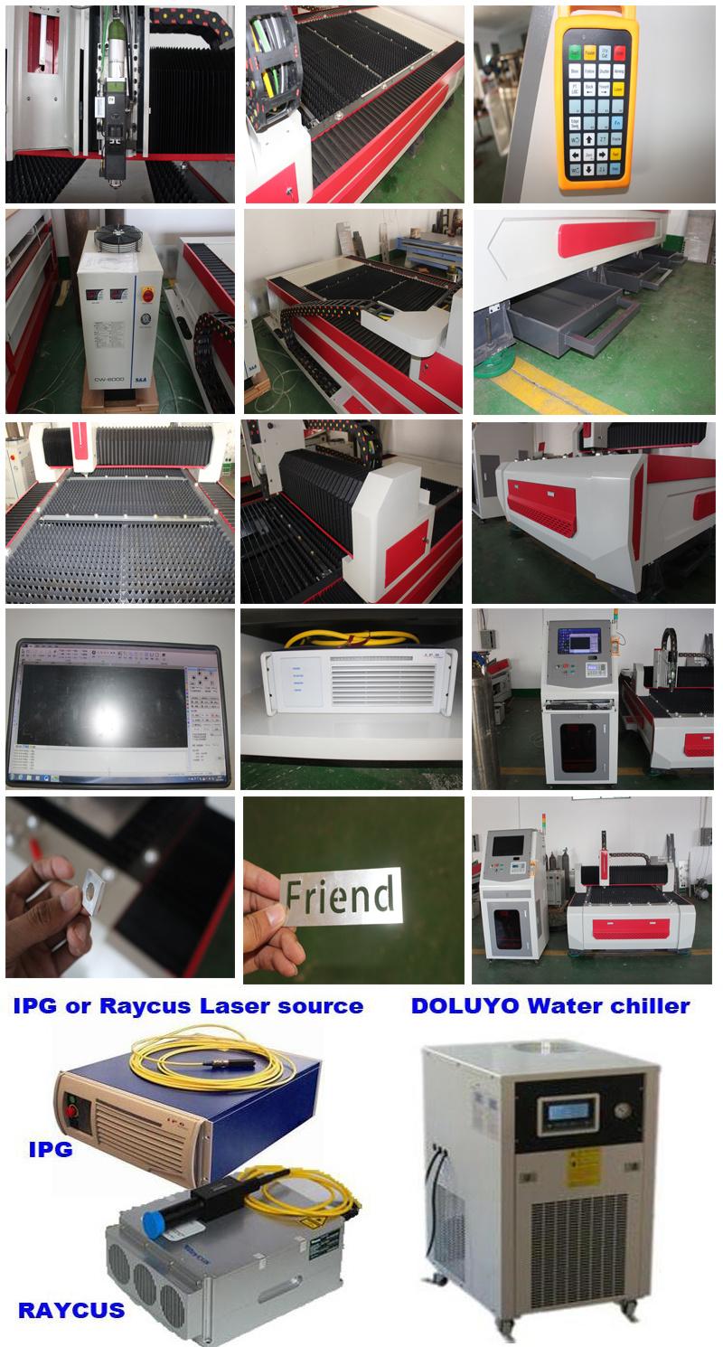 Jinan 1500W Raycus Stainless Steel Tube CNC Fiber Laser Cutting Machine