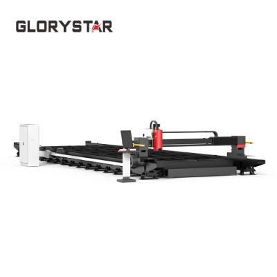Ground-Rail Style Large-Format Laser Cutting Machine for Sheets Steel and Stainless Steel 3000W/6000W/8000W/10000W/12000W/15000W