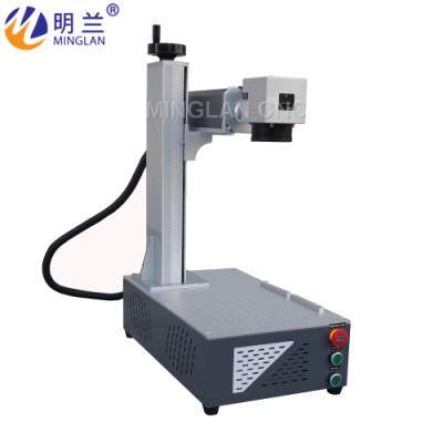 Small Engraving Machine Desktop Handheld Marking Machine Desktop Fiber Laser Marking Machine Stainless Steel Metal Nameplate Engraving