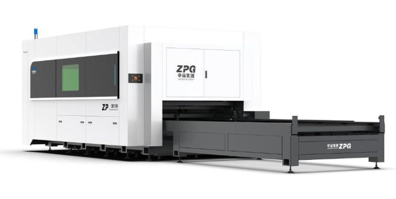 Closed Type CNC Fiber Laser Cutting Machine with Exchange Platform