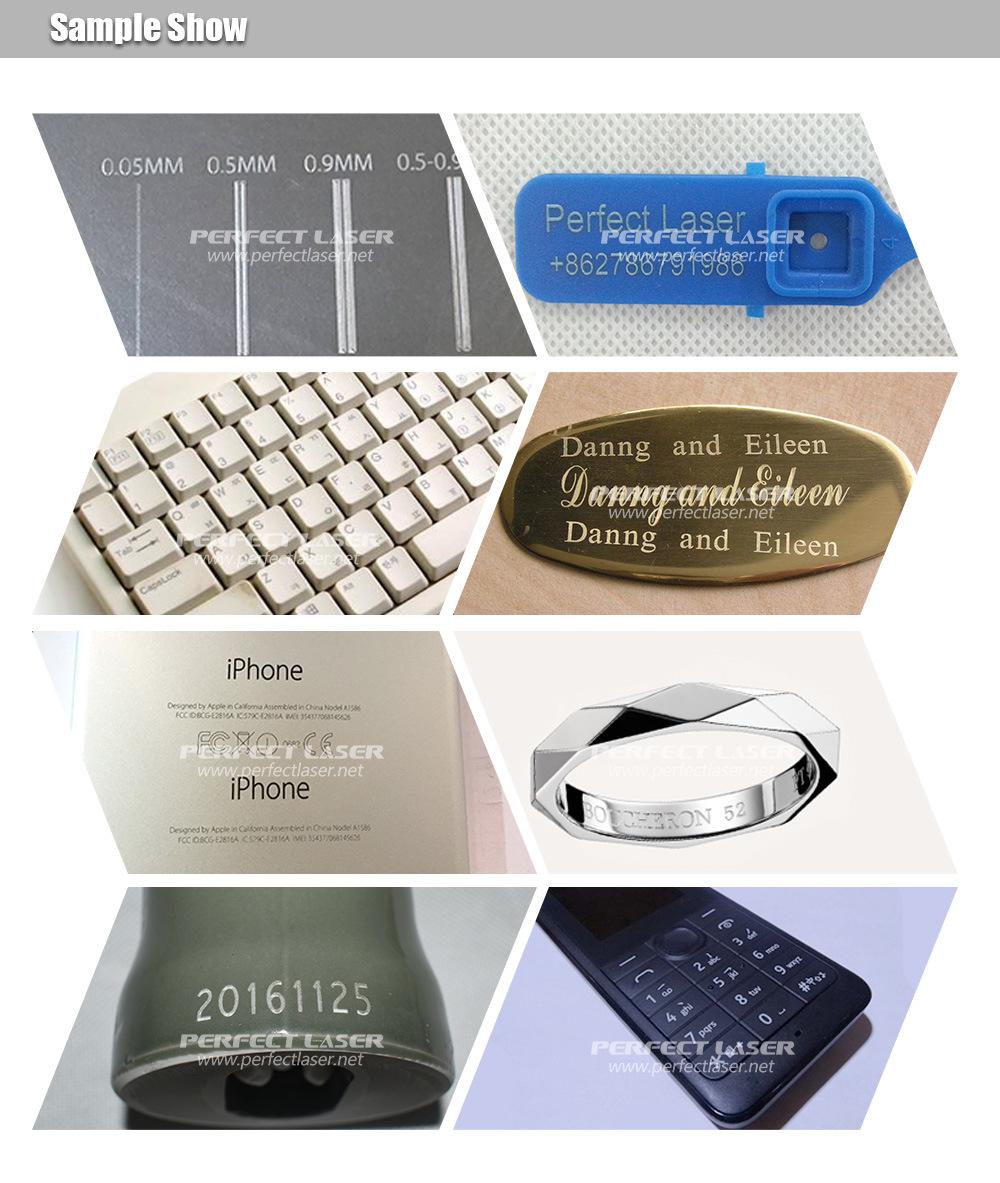 CE Certificates 20W 30W 50W Full Closed Fiber Metal Laser Marking Machine