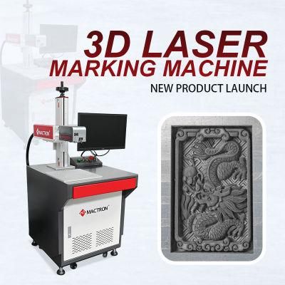 Deep Engraving Metal Fiber Laser Marking Machine 3D Laser Engraving Machine Price