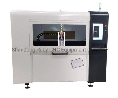 Small Size Fiber Metal Steel Aluminum Copper Laser Cutting Machine 1300*900mm