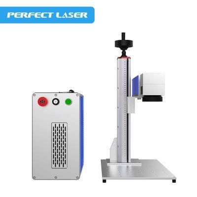 Fiber Laser Type 20W 30W Metal Laser Marking Machine with Rotary