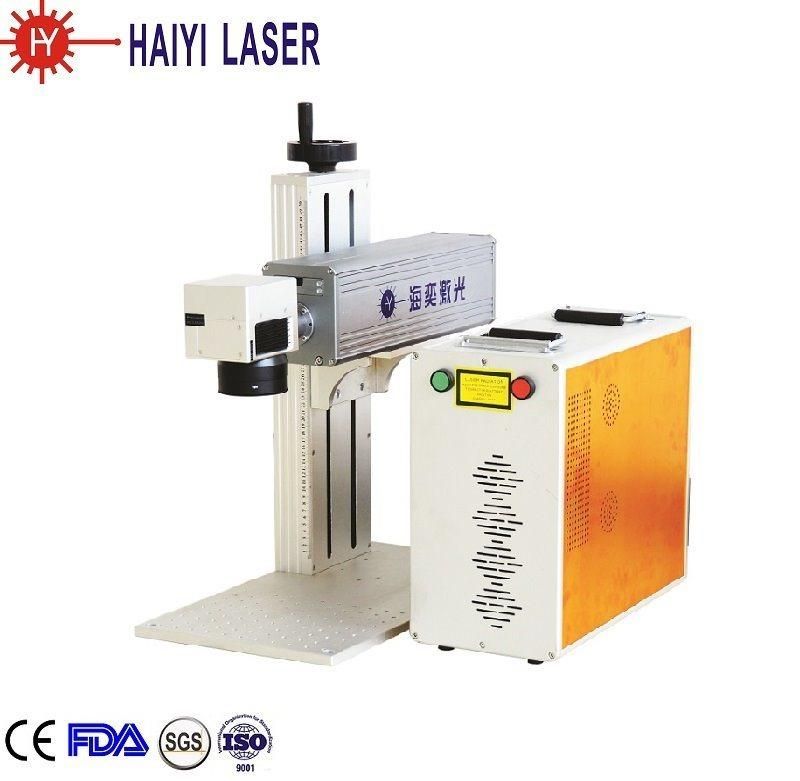 Split Small Portable Laser Engraving Machine 20W 30W 50W Metal Bar Code Optical Fiber Laser Laser Engraving Machine