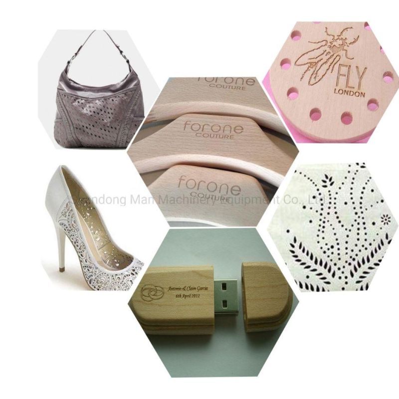 CO2 Laser Code Marking Printing Engraving Equipment for Wood/Paper/Leather/Cloth Leather/ Plastic