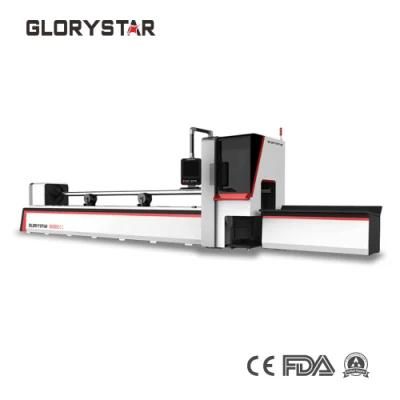 (1000W-6000W) Tube Laser Cutting Machine for Carbon Stainless Steel Sheet
