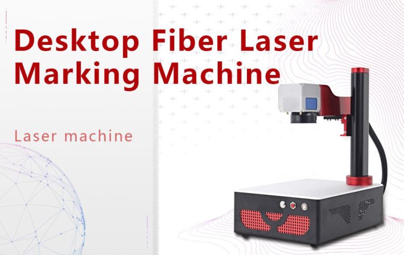 Mini Portable Desktop Fiber Laser Printer Max Raycus Fiber Laser Engraving Machine for Metal Jewelry Ring Bracelet