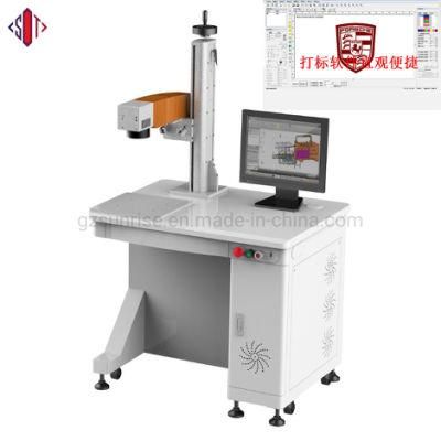 Fiber Laser Marking Engraver Machine for Different Color on Stainless/Steel