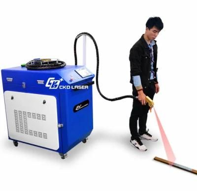 1000W 1500W Small Head Paint Rust Removal Laser Cleaning Machine for Metal Oil Steel Painting Car Parts Clean Wash Washing