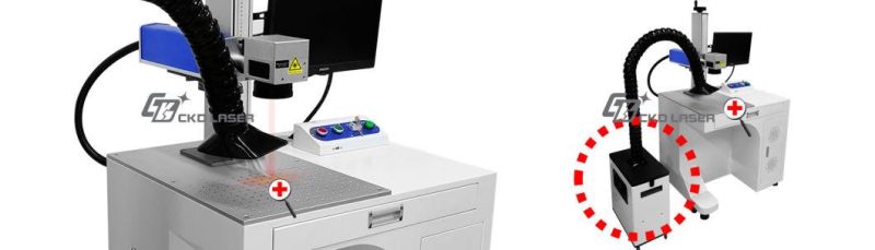 Vision Location Automatically Position Laser Number Writing Machine for Button Cover Plastic Box Ean Qr Bar Code