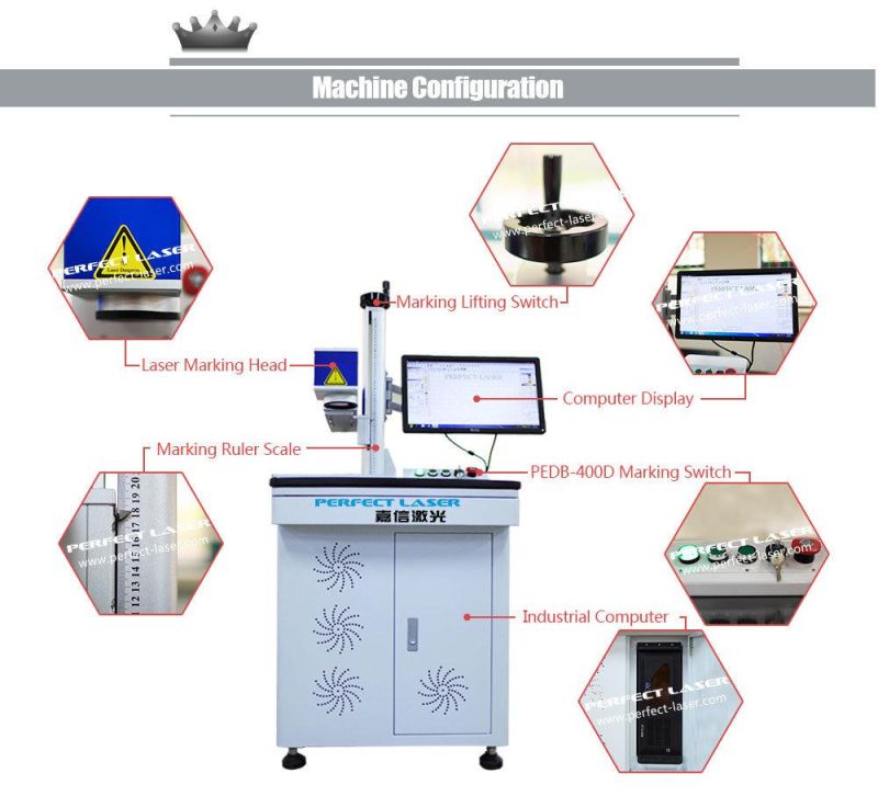 Mobile Cable Jewelry Optical Fiber Laser Engraving Marking Etching Machine