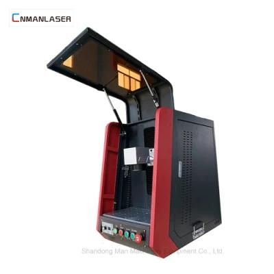 Small Enclosed Design 30W Mini Fiber Laser Logo Marking Machine