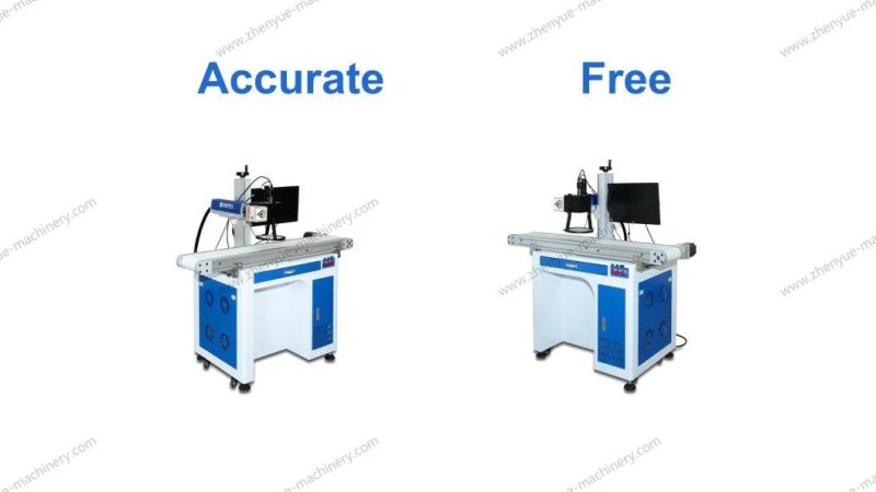 UV Laser Marking Machine with Visual Positioning System for for The Marking and Micropores of Food Packaging Materials