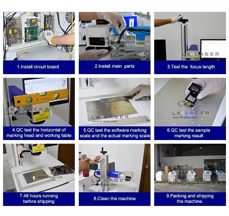 Optical Fiber Laser Engraving Machine for Plastic Metal Laser Marking Machine Fiber Laser Engraver Laser Printing Machine