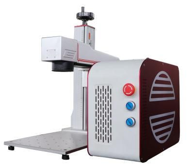 20W Fiber Laser Marking Machine for Metal Logo Cosmetic Bar Code
