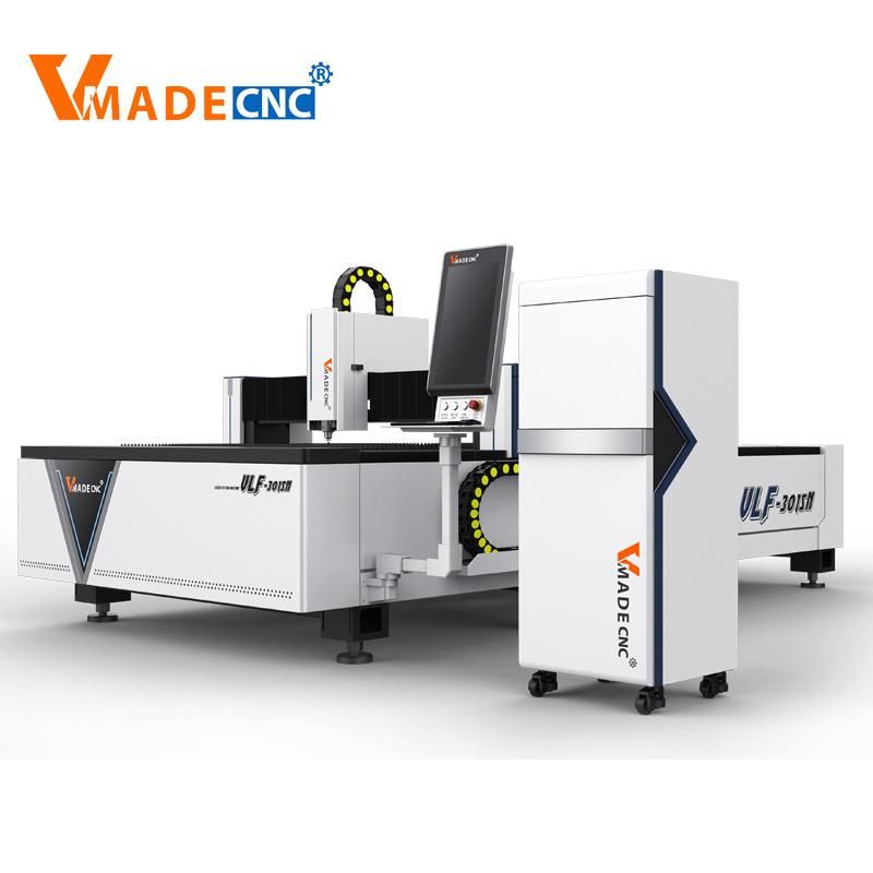 1kw 2kw 3kw Metal Sheet Fiber Laser Cutting Machine with CE Certificate