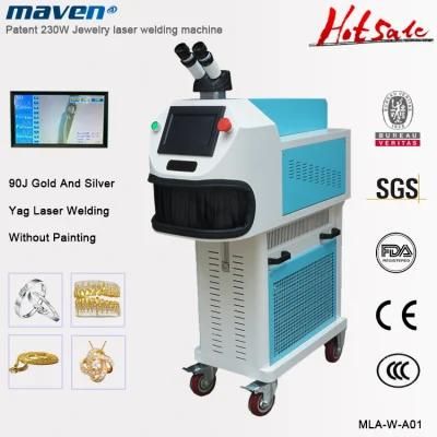 200W Portable Spot YAG Jewelry Laser Welding Machine Price for Gold Silver Chain Welder China Stainless Steel Jewellery Soldering Equipments