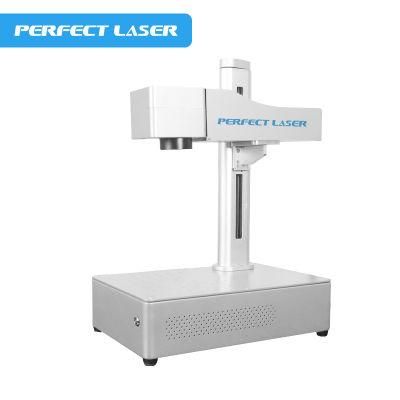 Portable Mini Fiber Laser Marking Machine for Metal Plastic Phone Case Pet Ear Tag