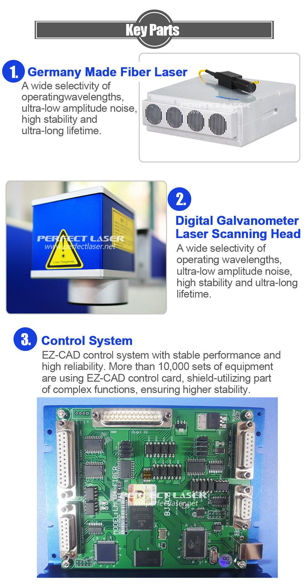 30W Fiber Laser Marking Machine for Jewelry Ring Engraving