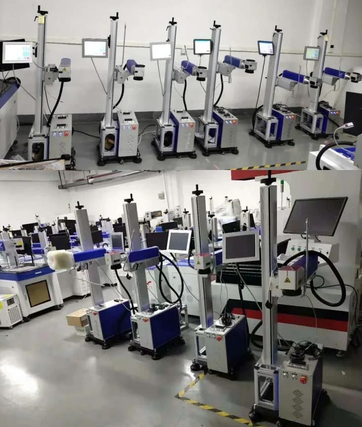Dapenglaser 20W/30W/50W Fiber Laser Printing Marking/Engraving Machine for PVC Pipe/Electronic Parts/Metallic Products/Leather/Watch/Auto Part