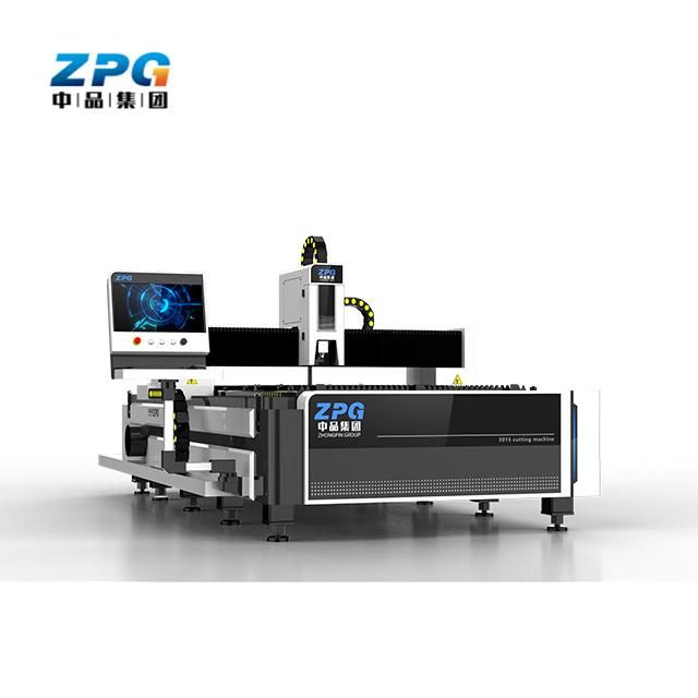 Metal Laser Cutting Machine Zpg Metal Plate +Round/Square Fiber Laser Cu Stainless Steel/Alloy/Carbon Steel