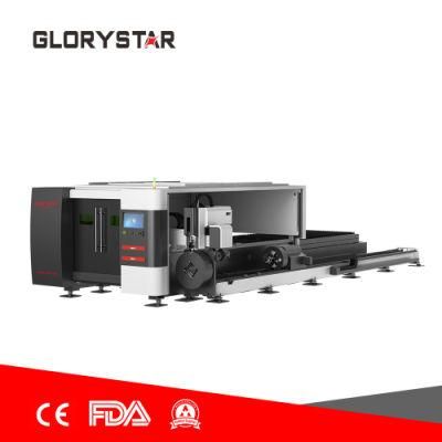 1500X3000mm Fiber Cutter Sheet Tube Combine Laser Cutting Machine for Stainless Steel Carbon