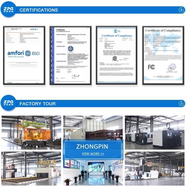 Dual Function Zpg-Et Sheet and Tube 5000W/3000W/1000W Fiber Laser Cutting Machine for Carbon Steel/Stainless Steel/Brass One Machine for Both Purposes