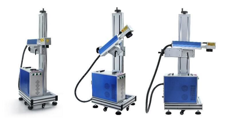 30W Flying CO2 Laser Marking Machine for Wood Paper Leather