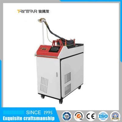 Portable 50W Fiber Laser Rust Removal Cleaning Machine with Handheld Tools 100W 200W for Metal Rust Removal