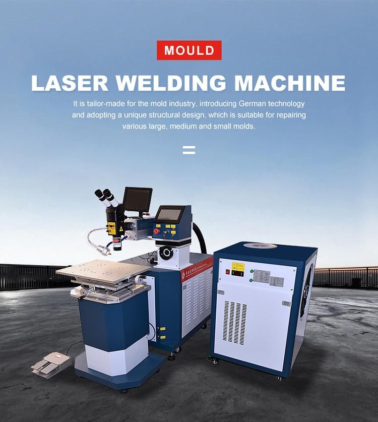200W Moulds Laser Welder Stainless Steel Iron Aluminum Laser Welding Machine for Mold Repairing