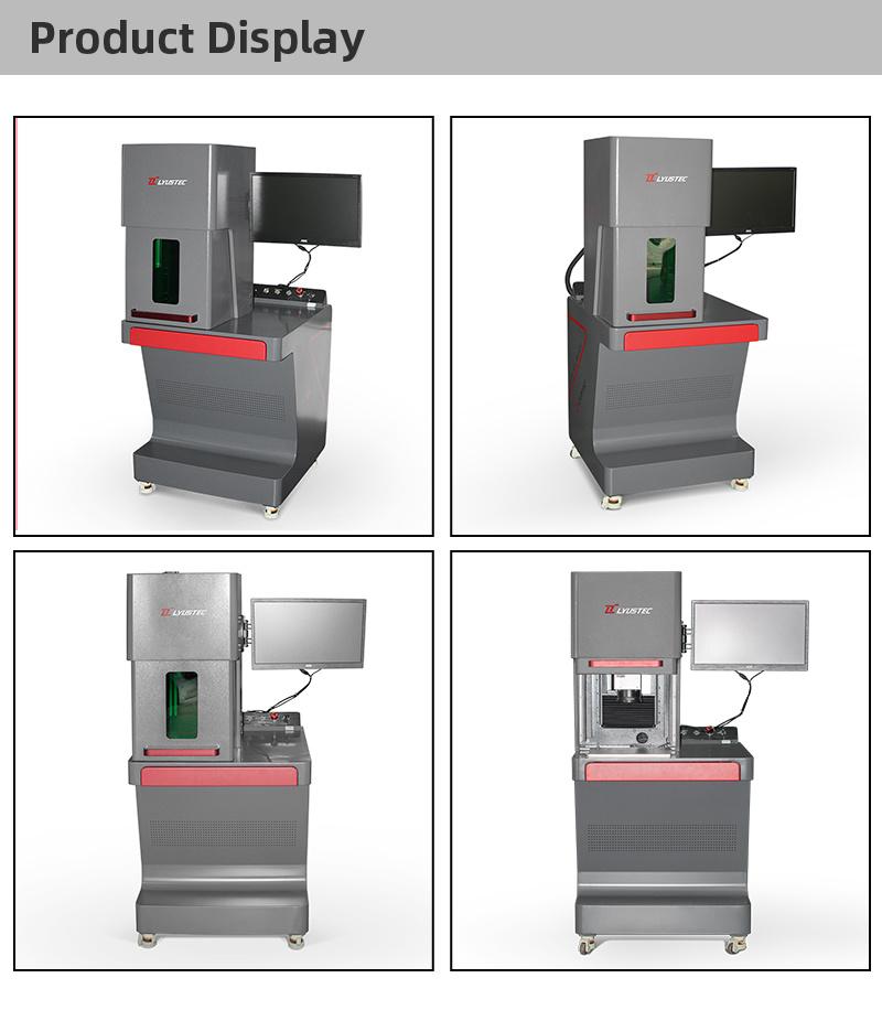 CNC Smart Enclosed Fiber Laser Marking Machine with Big Working Area on Stainless Steel Utensils Kitchenware