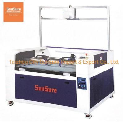 Flying Shoe Vamp Super Smart Projection Laser Cutting Machine for Shoes Making Ss-1610d