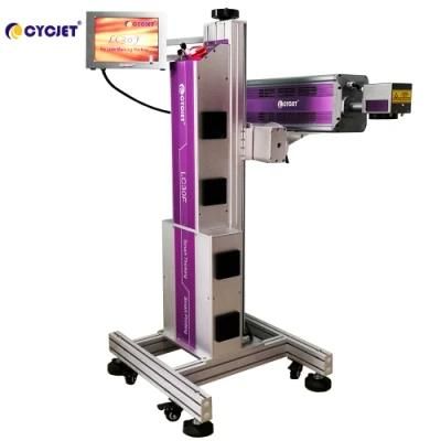 Cycjet Industrial Fly Laser Marking Machine LC30f for Water Bottle