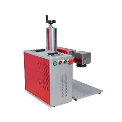 Mini Type Laser Marking Machine Mark Color on Stainless Steel