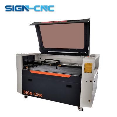 China CO2 Laser Machine 1390 100W Wood Leather Acrylic Laser Cutting Machine