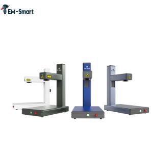 Em-Smart Fiber Laser Marking Machine for Pipe, Tube, Plate, Metal Tag Engraving