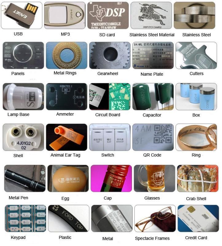 Leather Logo Engraving Machine CO2 Laser Printing System No Fading No Consumables Part with Fast Marking Speed Stable Performance