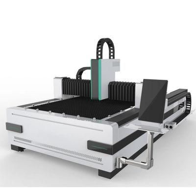 3mm 4mm 1530 1000W Thin Flat Metal Sheet Fiber Laser Cutting Cutter Machine with Rotary