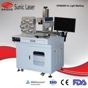 Lower Pricer Rotary 20W 30W Fiber Laser Marking Machine for Metal Plastic Pipe